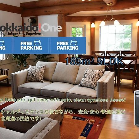 Sapporo Luxury Log House 5Brm Max 18Ppl 4 Free Parking Villa Exteriör bild
