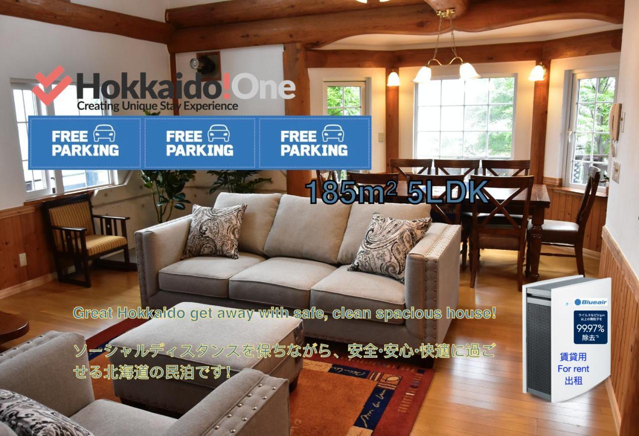 Sapporo Luxury Log House 5Brm Max 18Ppl 4 Free Parking Villa Exteriör bild